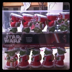 Star Wars Yoda holiday light set